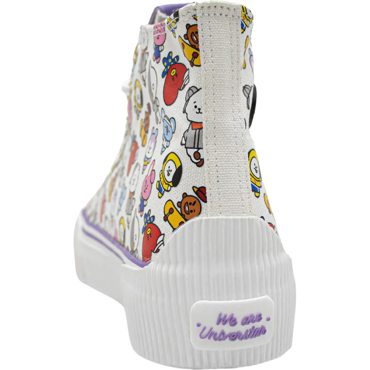 Zapatilla Bt21 Mujer Bt21 2bty008 color blanco | Platanitos