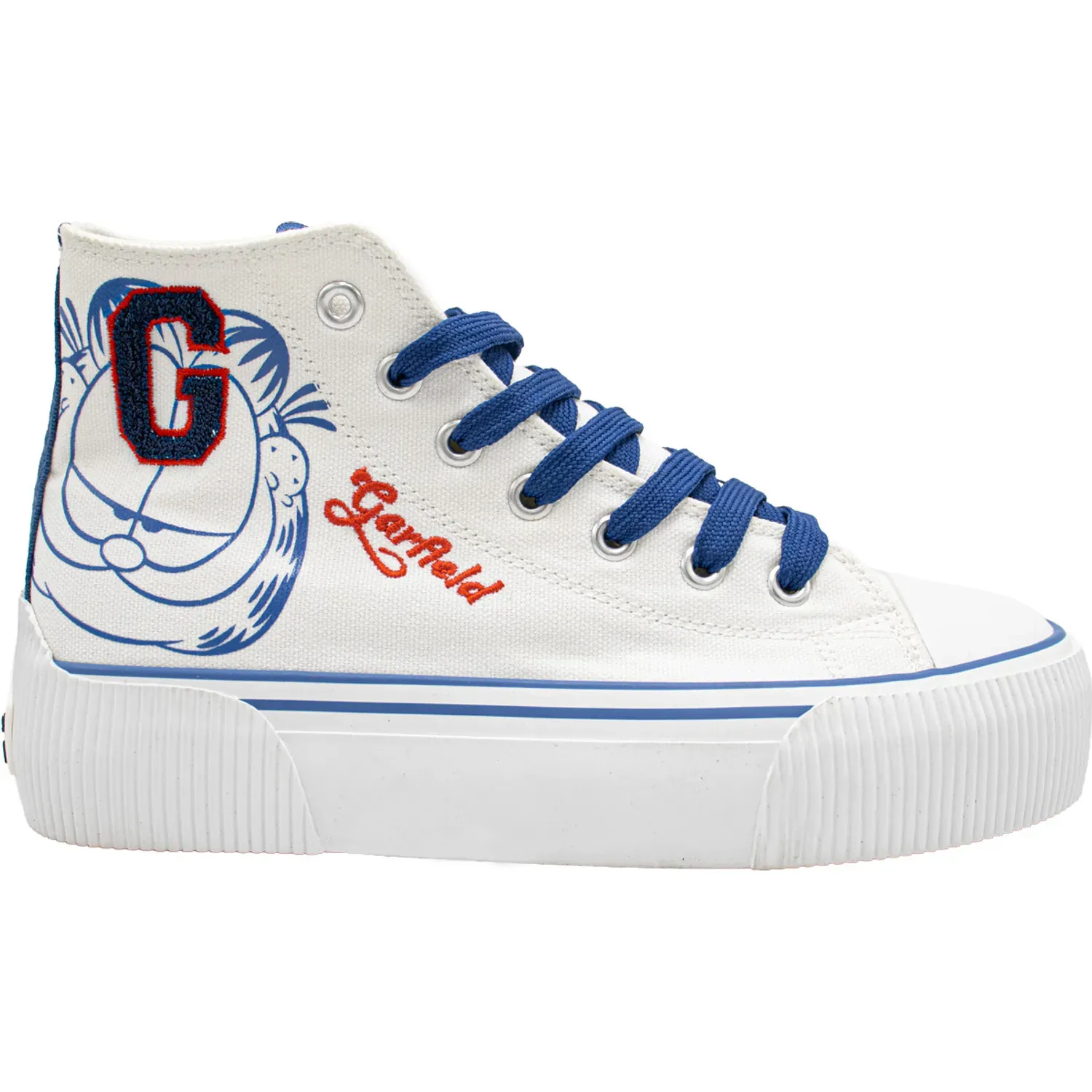 Zapatilla Garfield Mujer Garfield 2gy0410 color blanco | Platanitos