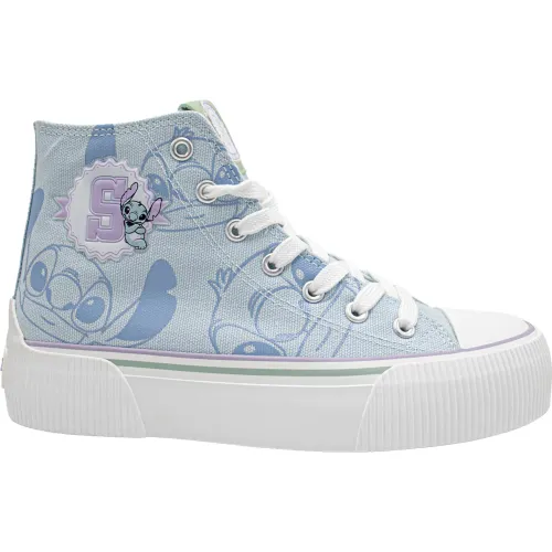Zapatilla Stitch Mujer Stitch 2ty0760 color celeste | Platanitos