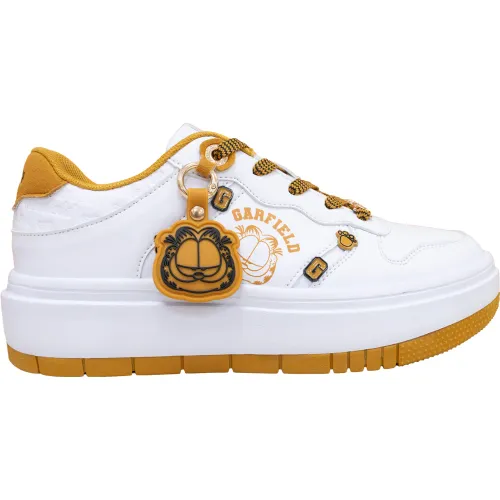 Zapatilla Garfield Iconica Mujer Garfield 2gy0430 color blanco | Platanitos