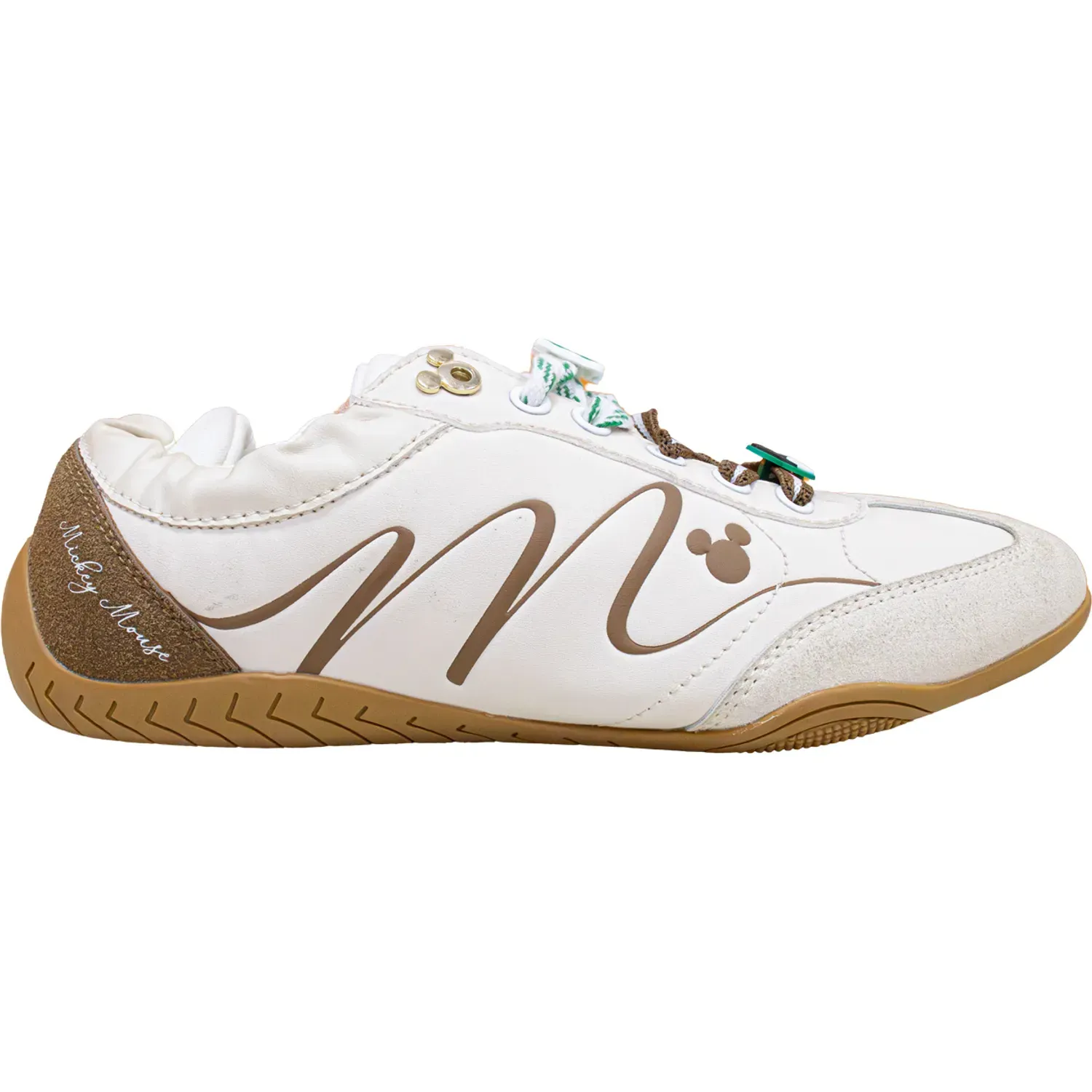 Zapatilla Mickey Iconica Mujer Mickey 2ky0730 color crema | Platanitos