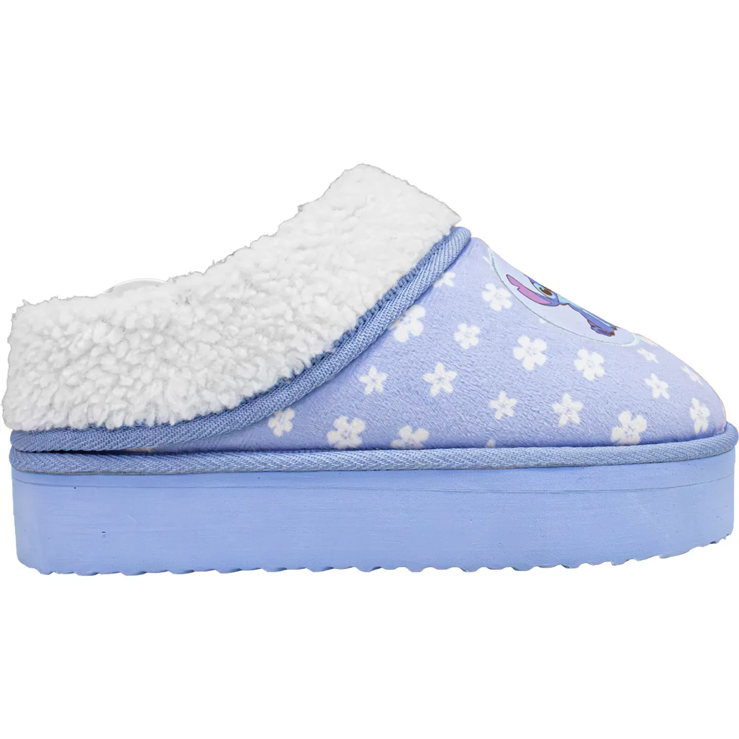 Pantufla Stitch Mujer Stitch 2ty0780 color celeste | Platanitos