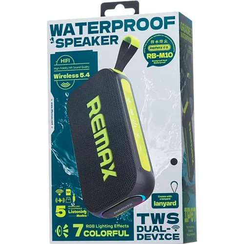 REMAX Parlante Portatil Rb-M10 Speaker, Bluetooth 5.4