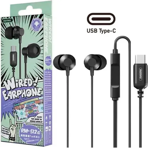 REMAX Audiófonos Alámbricos Rm-512a Type-C