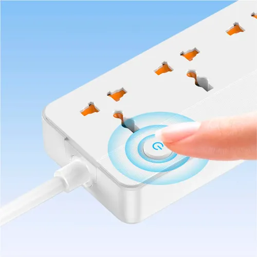 REMAX Extension Power Strip  Rp-U153 Blanco 3 Outlets