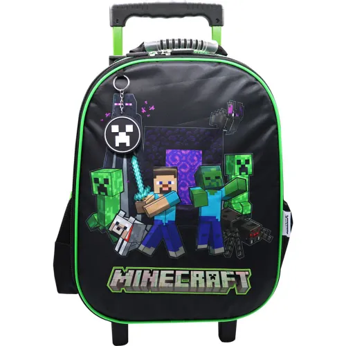 MINECRAFT Negro de Niña / Niño modelo Maleta Con Ruedas Minecraft negros niña 2026012119423138420  