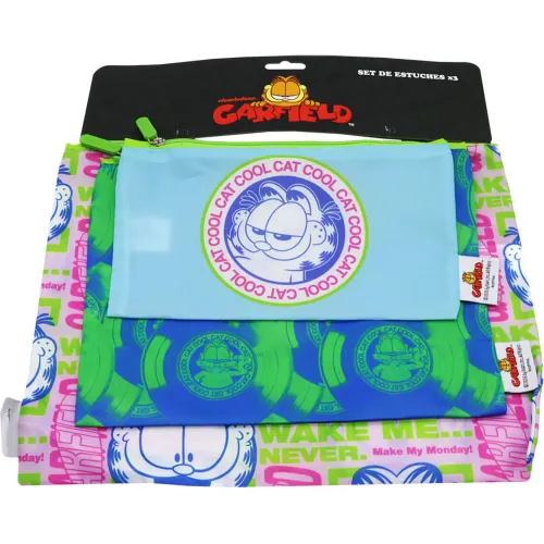 GARFIELD Set De Estuches X3 Garfield