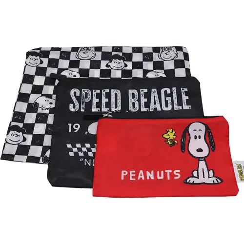 SNOOPY Rojo de Mujer modelo Set De Estuches X3 Snoopy rojos rojas roja mujer 2026012119423138468  