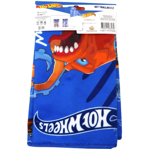 Hot Wheels Set Toallas X2 Hot Wheels