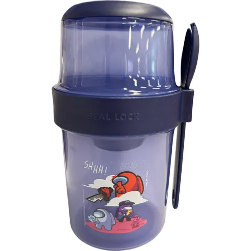 AMONG US Azul modelo Contenedor 310ml + 560ml Among Us azules 2026012119423138582  