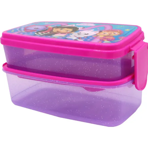 GABBY´S DOLLHOUSE Tupper Pp 510ml Dos Niveles Gabby´s Dollhouse