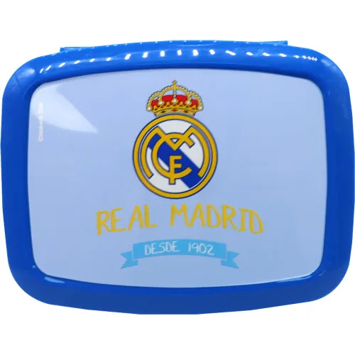 REAL MADRID Azul modelo Tupper Pp Ml Con Divisiones Real Madrid azules 2026012119423138705