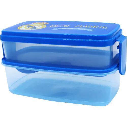 REAL MADRID Tupper Pp 510ml Dos Niveles Real Madrid