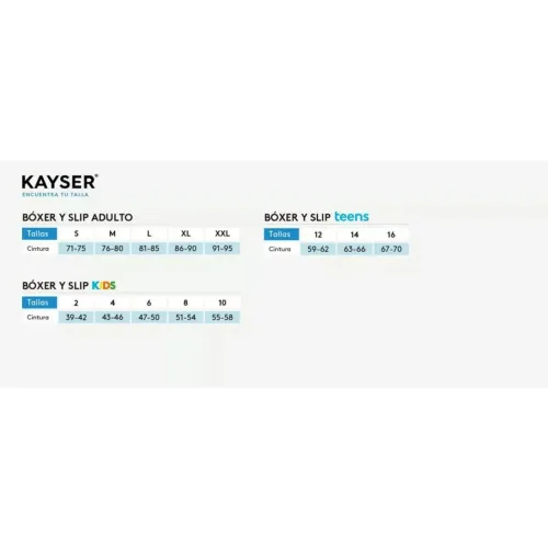 Kayser Pack De 5 Boxer Juvenil Hombre P595.041