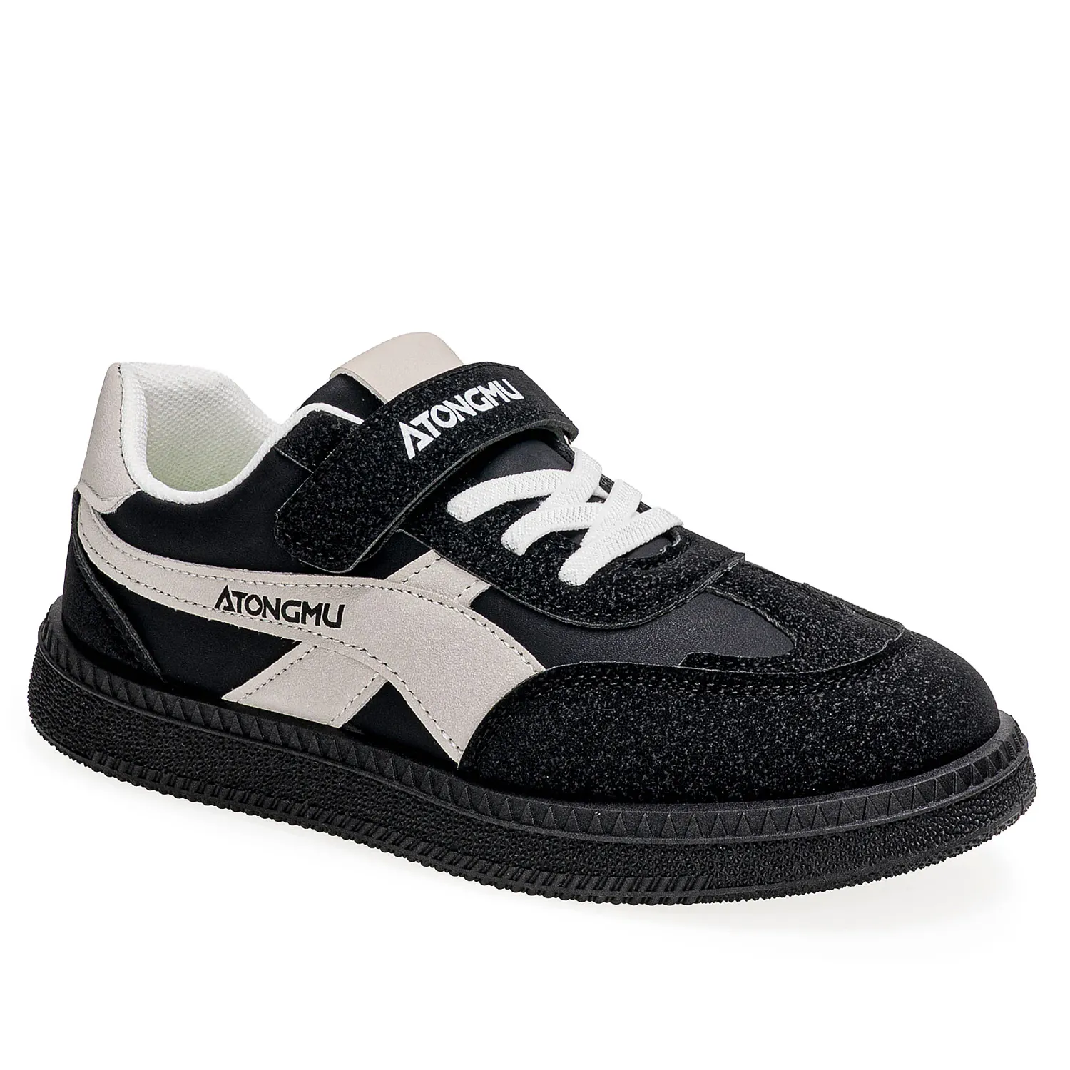 Zapatilla Just4U Kids Z Aras color negro | Platanitos