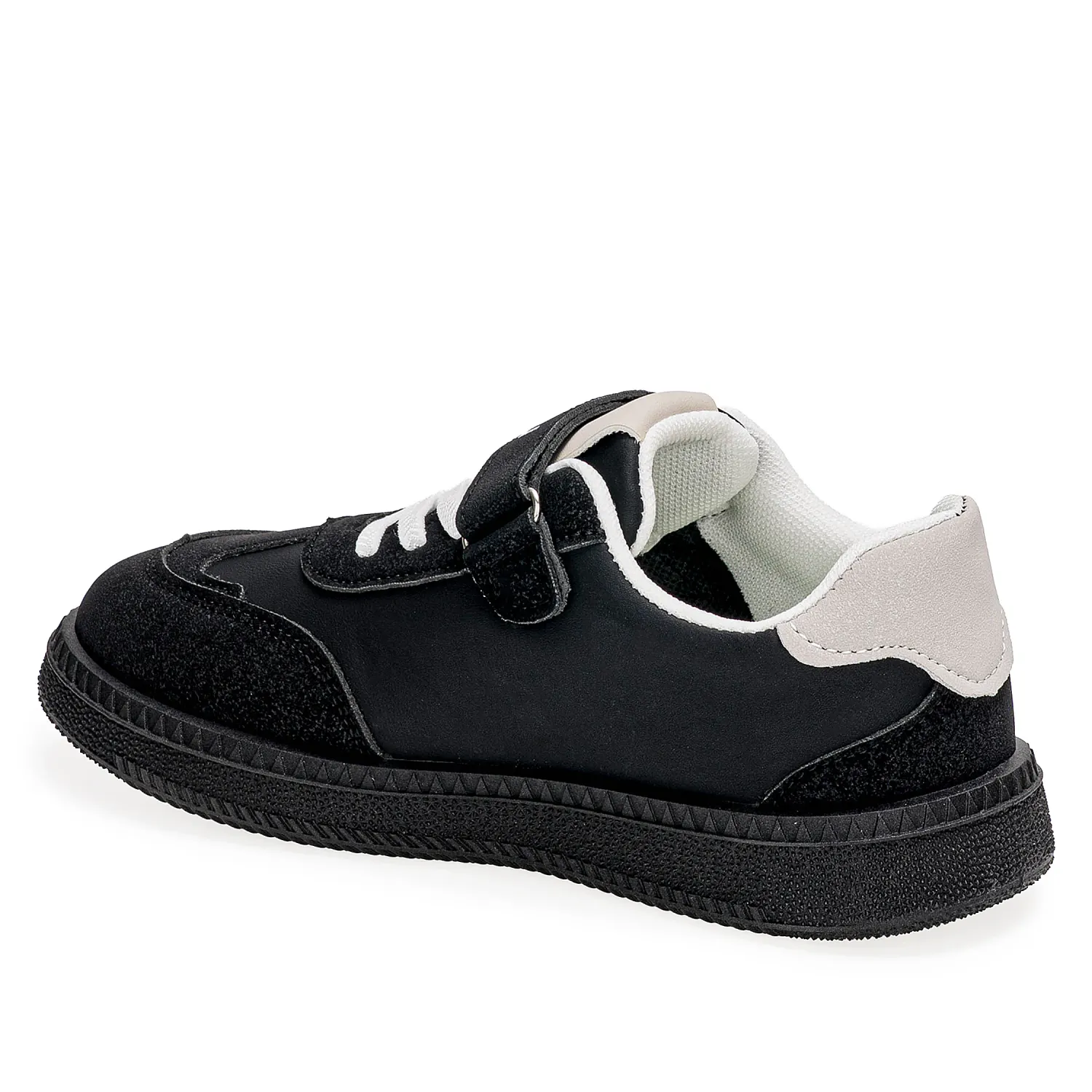 Zapatilla Just4U Kids Z Aras color negro | Platanitos