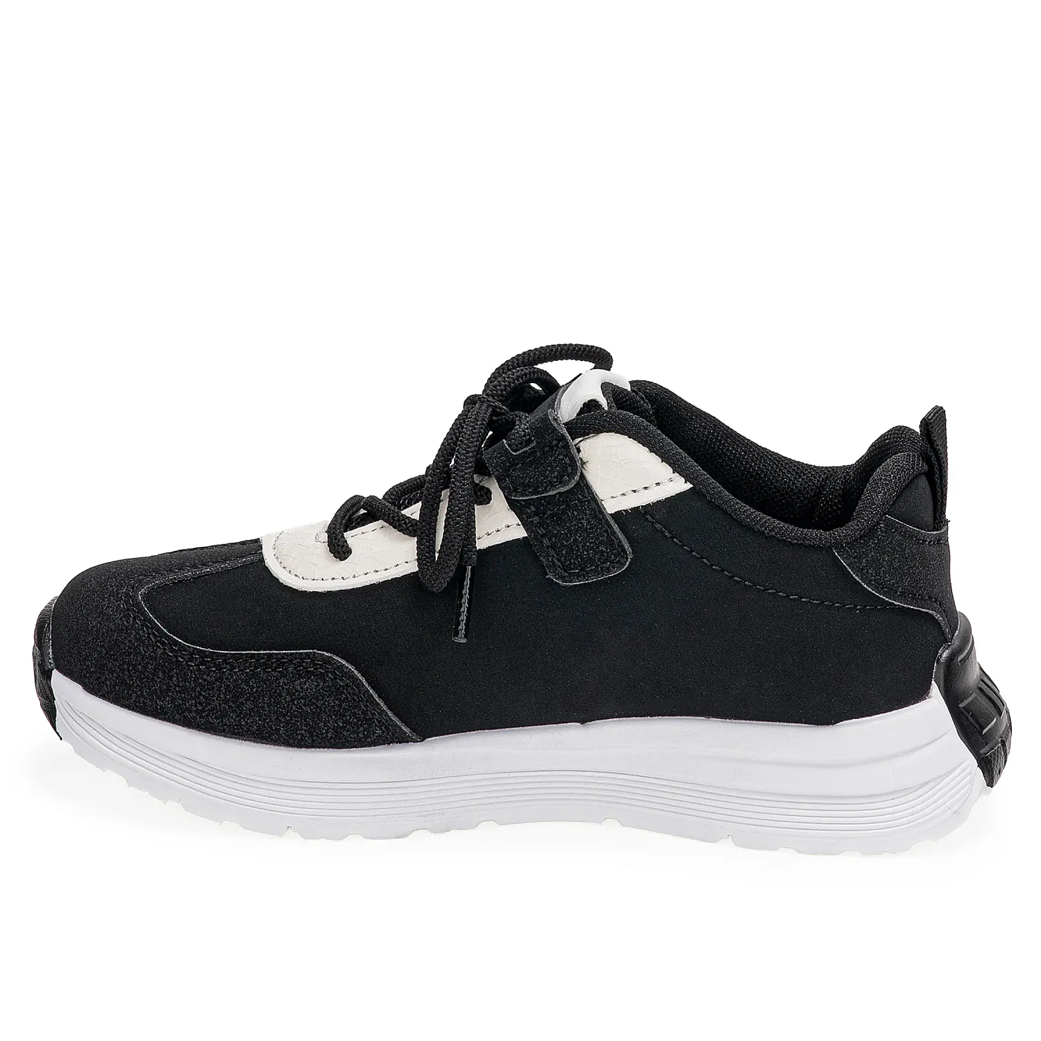 Zapatilla Just4U Kids Z Luisin color negro | Platanitos