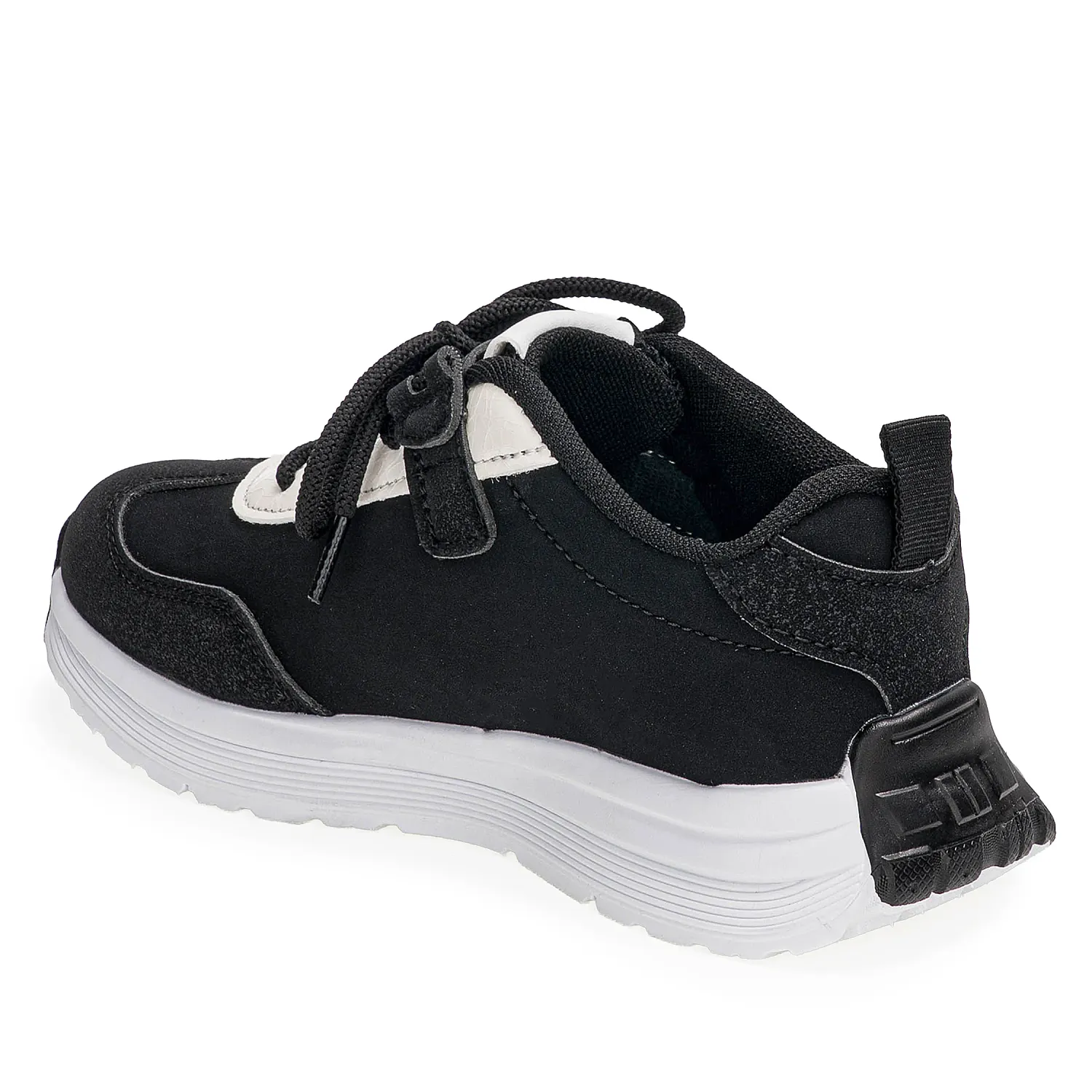 Zapatilla Just4U Kids Z Luisin color negro | Platanitos