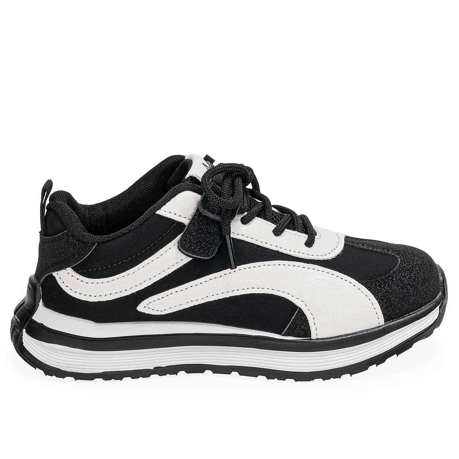 Zapatilla Just4U Kids Z Luisin color negro | Platanitos