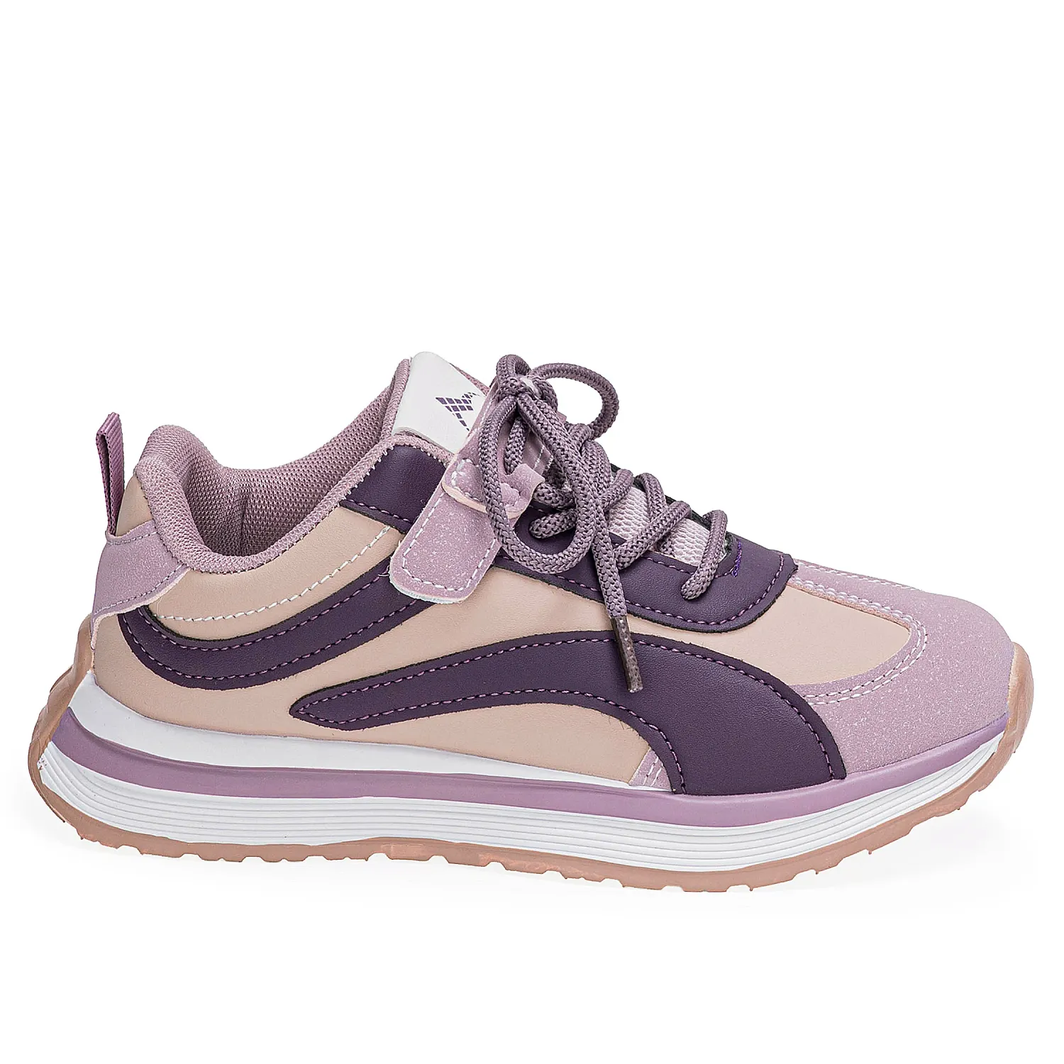 Zapatilla Just4U Kids Z Lala color púrpura | Platanitos