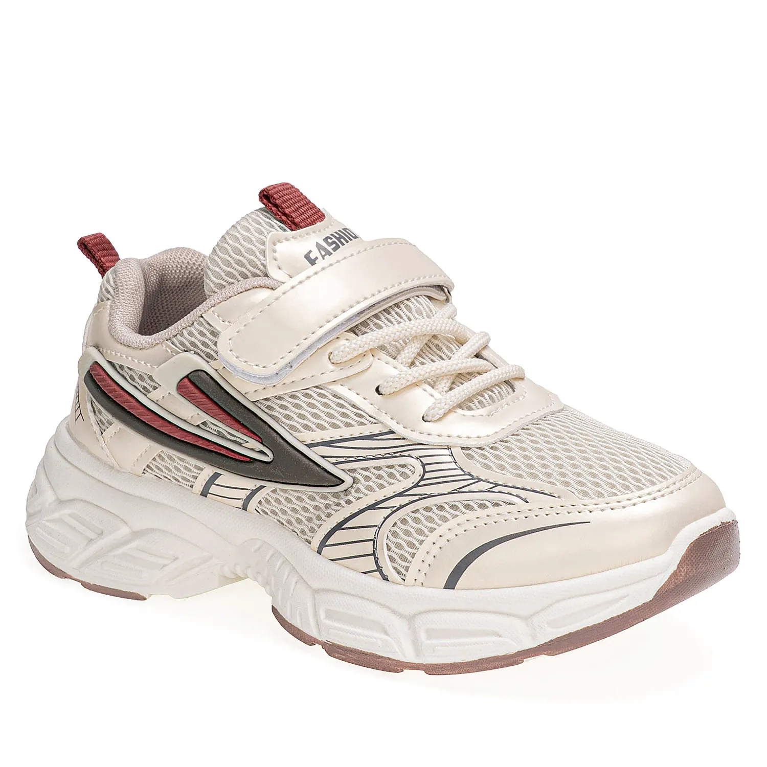 Zapatilla Just4U Kids Z Gabi color dorado | Platanitos