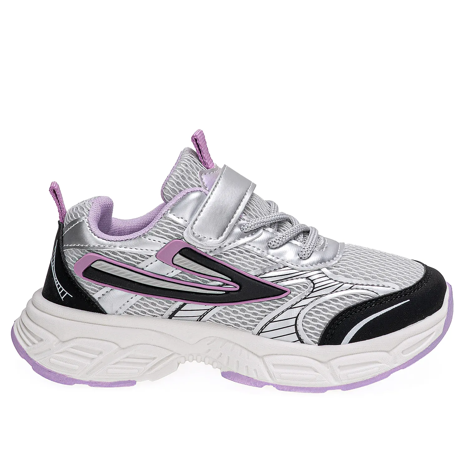 Zapatilla Just4U Kids Z Gabi color púrpura | Platanitos