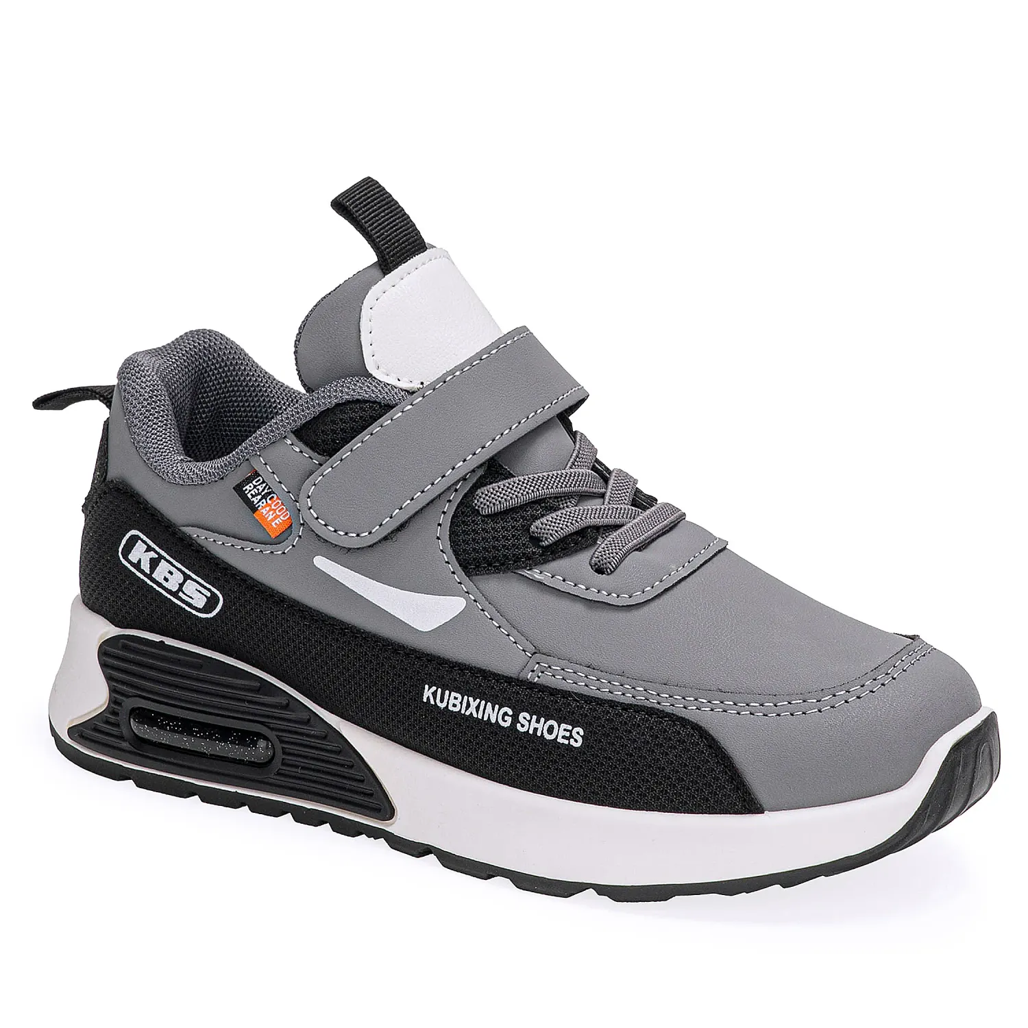 Zapatilla Just4U Kids Z Thiago color negro | Platanitos