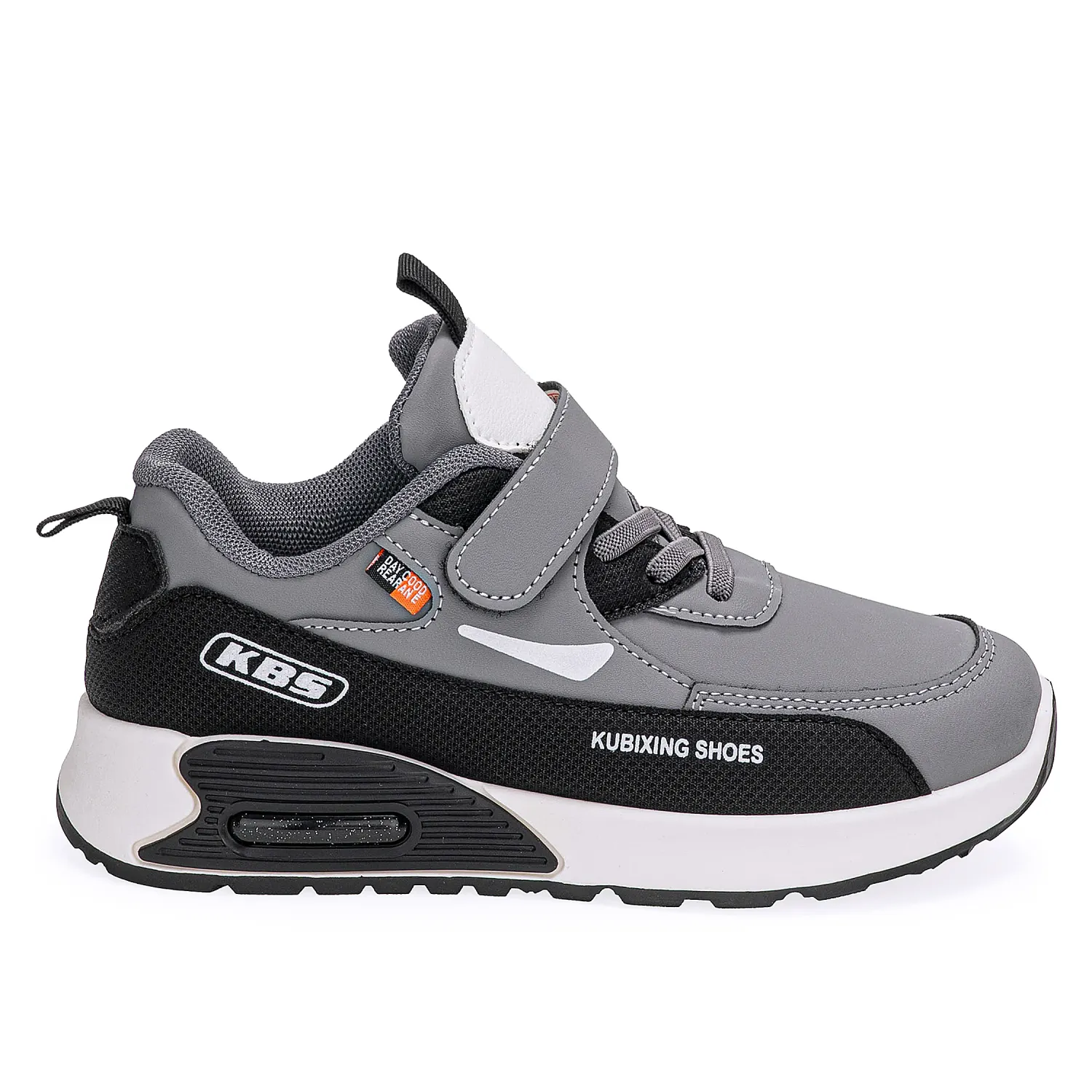 Zapatilla Just4U Kids Z Thiago color negro | Platanitos