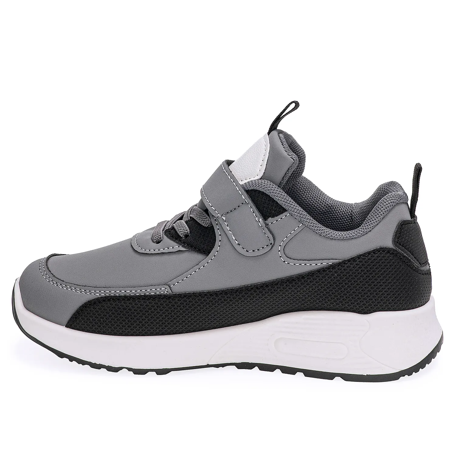 Zapatilla Just4U Kids Z Thiago color negro | Platanitos