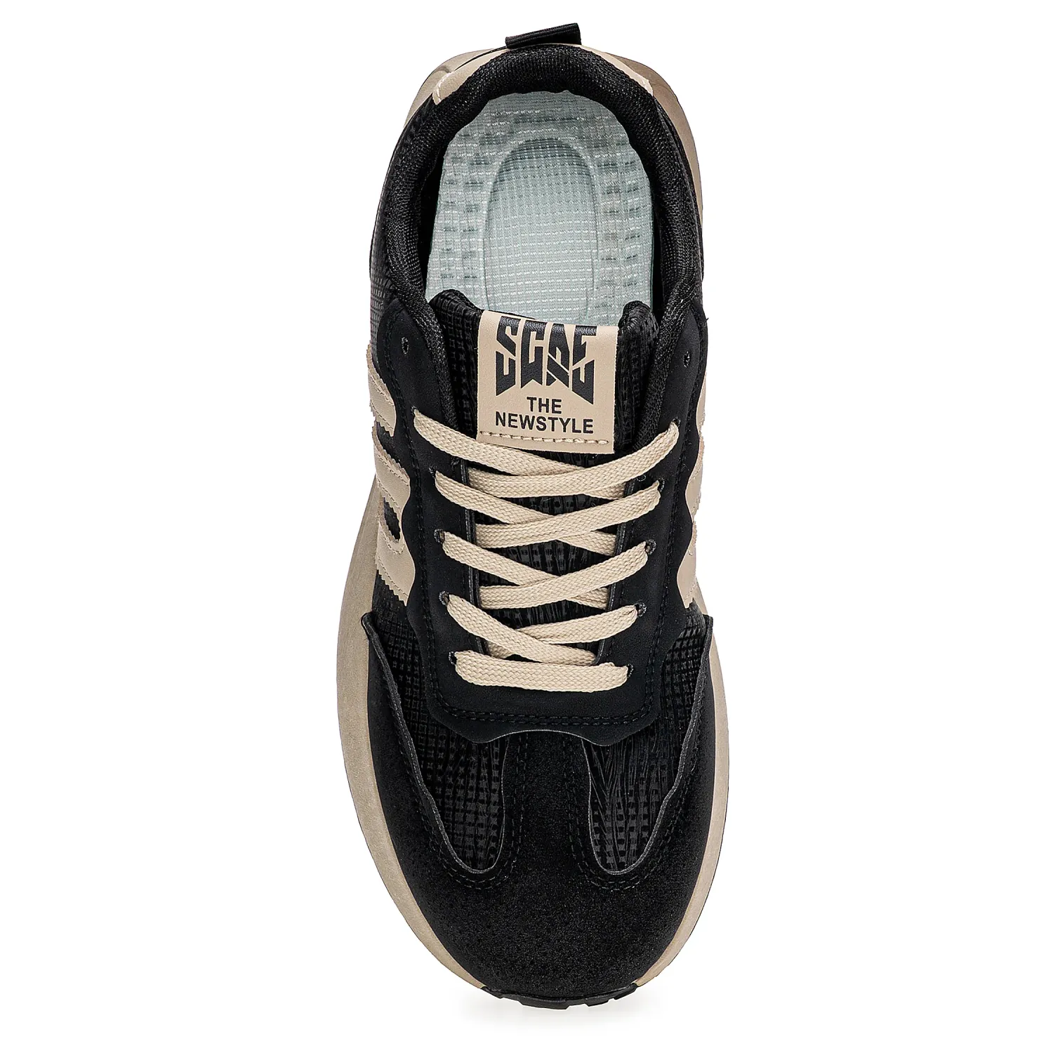 Zapatilla Just4U Caballero Z Julio color negro | Platanitos