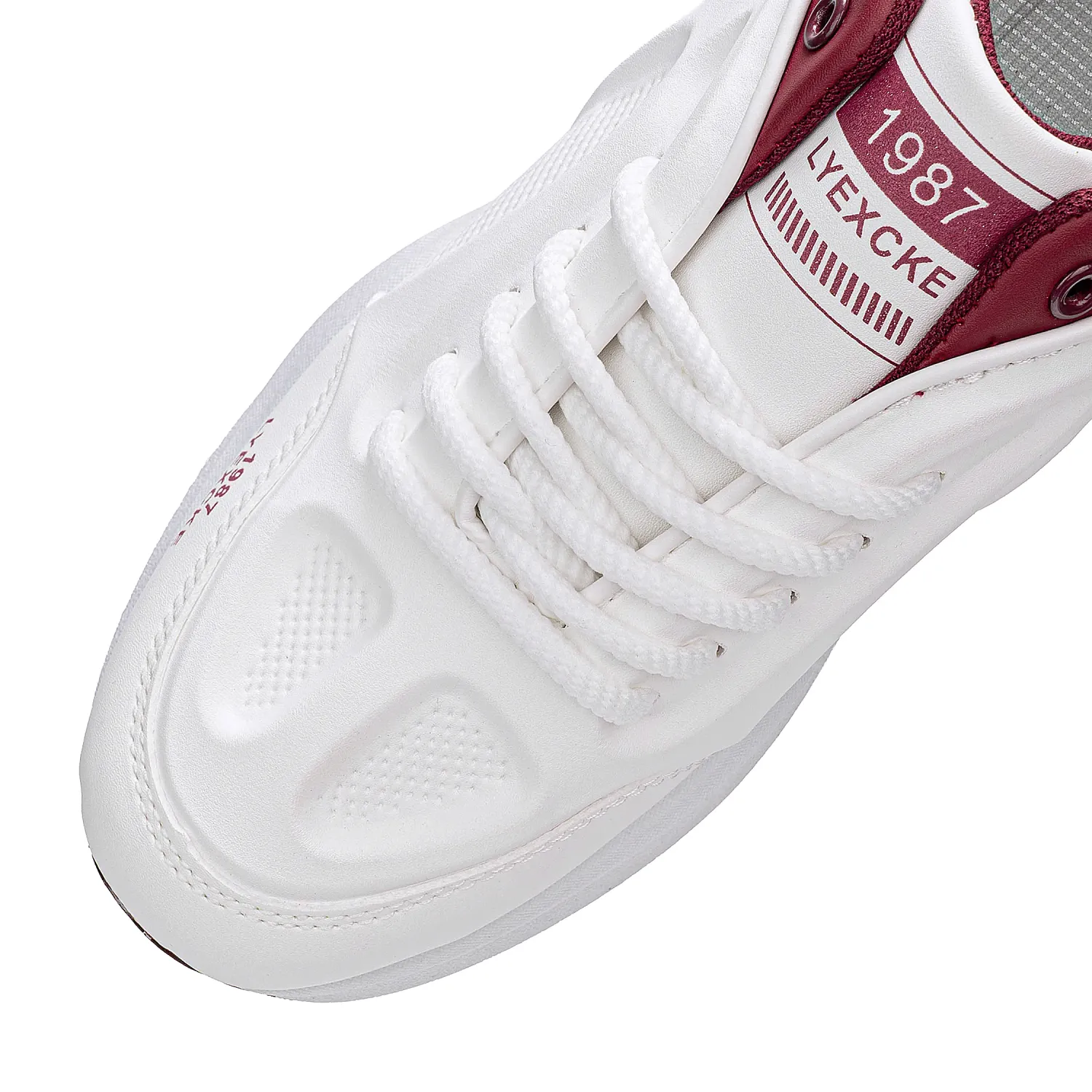 Zapatilla Just4U Caballero Z Ramy color blanco / rojo | Platanitos