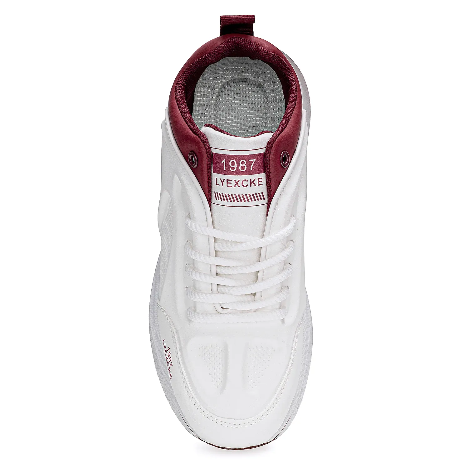 Zapatilla Just4U Caballero Z Ramy color blanco / rojo | Platanitos