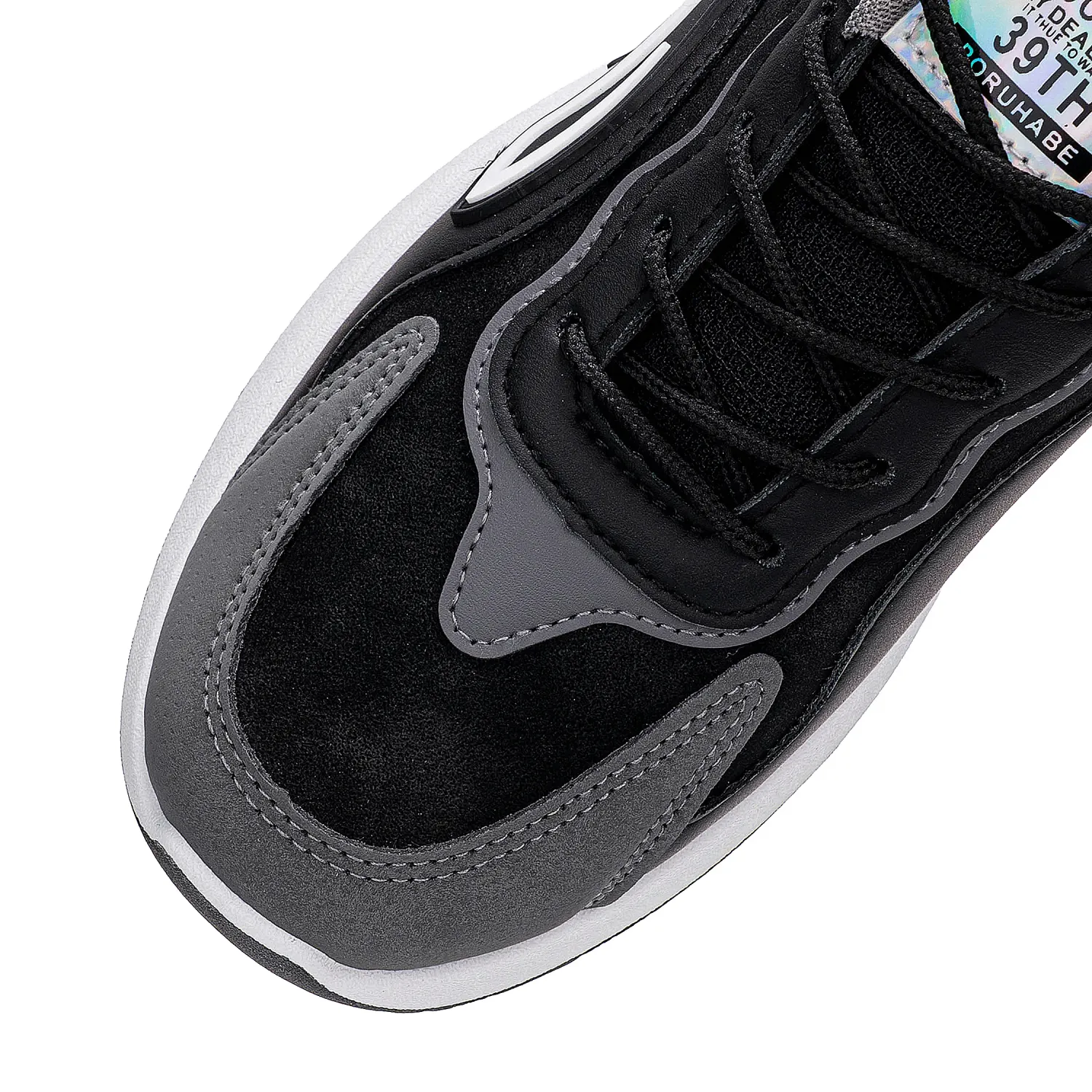 Zapatilla Just4U Caballero Z Mateo color negro | Platanitos