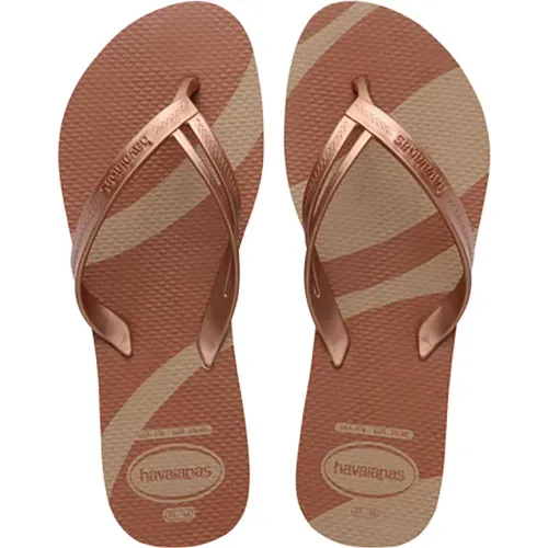 Havaianas Marron de Mujer modelo Sandalias Mujer Elegance Print marrones mujer 2026012216361400181 CAUCHO Caucho