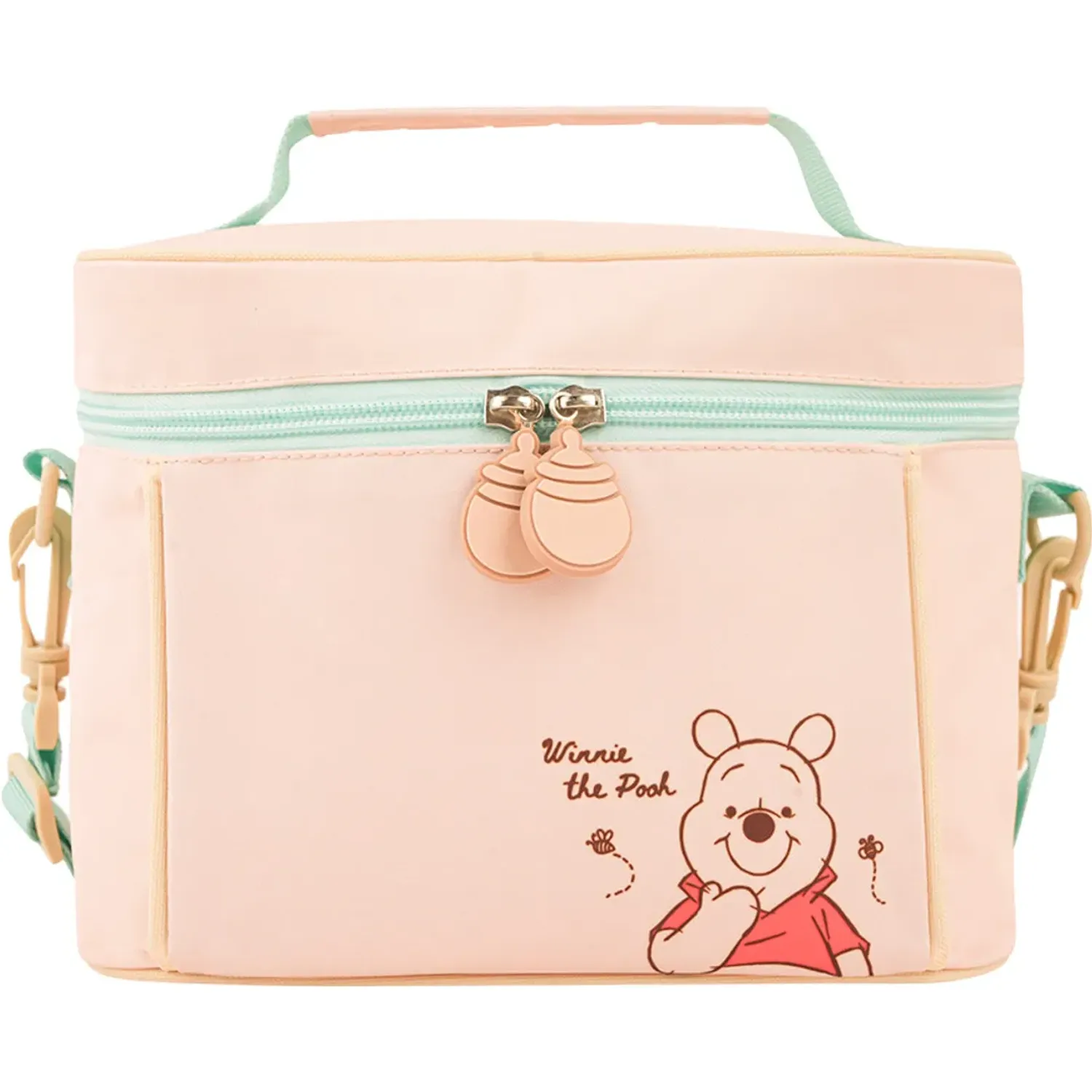 Lonchera Winnie Pooh Classic Winnie Pooh color beige / verde | Platanitos