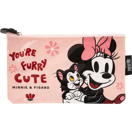 Minnie Rosado modelo Cartuchera Glitter Minnie rosados 2026012222182729205