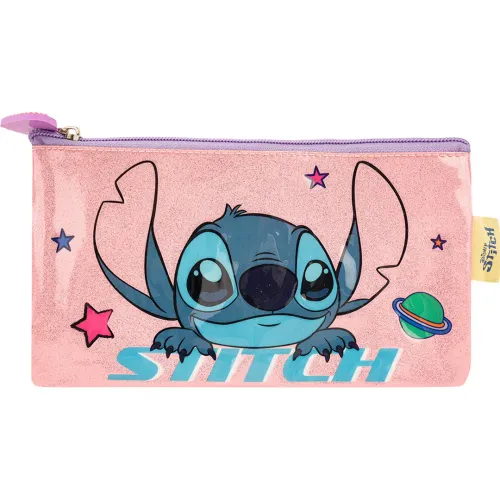 STITCH Rosado modelo Cartuchera Glitter Stitch rosados celestes 2026012222182729208