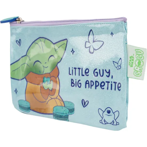 Star Wars Cartuchera Glitter Grogu Mandalorian Star Wars