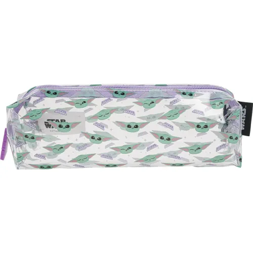 Star Wars Blanco modelo Cartuchera Print Box Grogu Mandalorian Star Wars blancos verdes 2026012222182729235