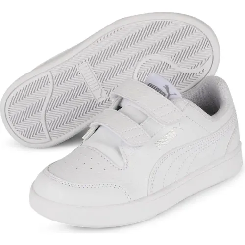 Puma Blanco de Niña / Niño modelo Zapatillas Escolares Niños Puma Shuffle Ao Sl V Ps blancos sintéticos niña 2026012316502783839 Sintético Sintético