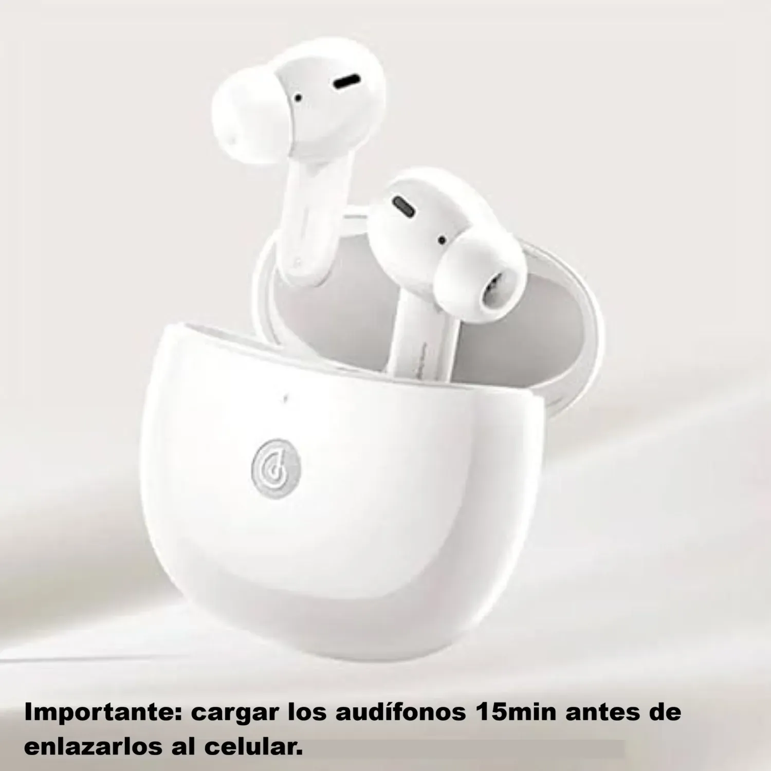 Audifonos Double Desing Bluethoot Buds X1 Pro color blanco | Platanitos