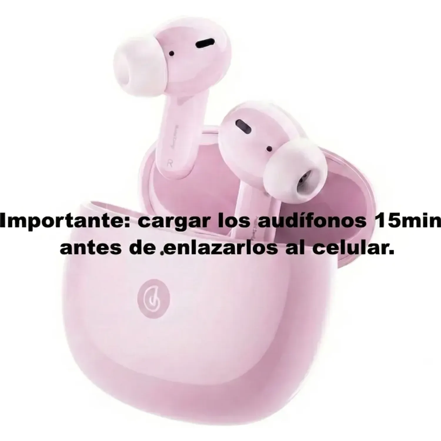 Audifonos Double Desing Bluethoot Bud X1 Pro color rosado | Platanitos