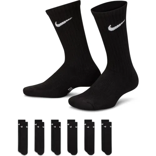 Nike Negro de Niña / Niño modelo Medias Largas Niños Everyday Cushioned Crew - 6 Pares negros niña 2026012616352522381  