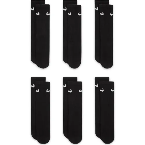 Nike Medias Largas Niños Everyday Cushioned Crew - 6 Pares