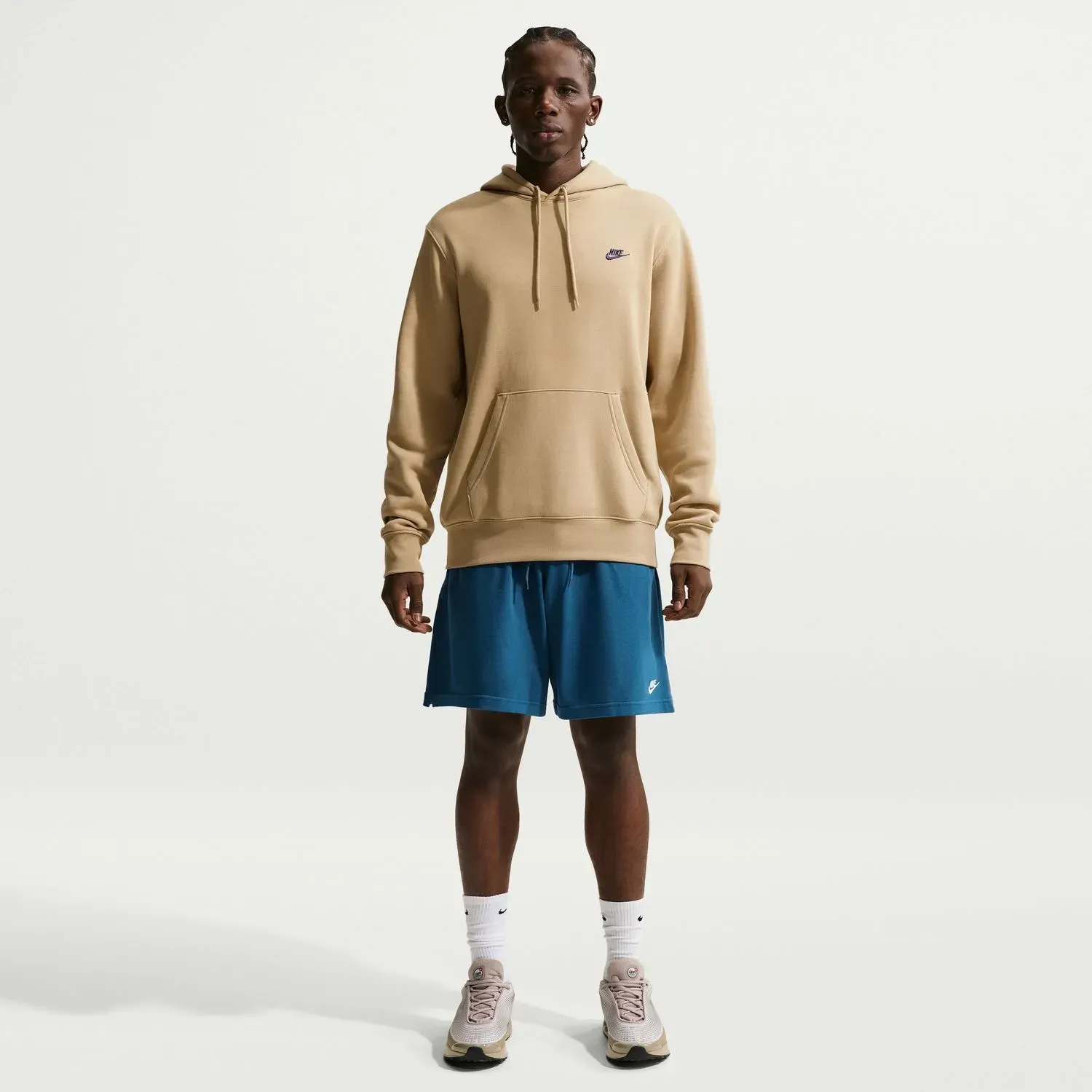 Short Nike Sportswear Hombre Club Knit color azul | Platanitos