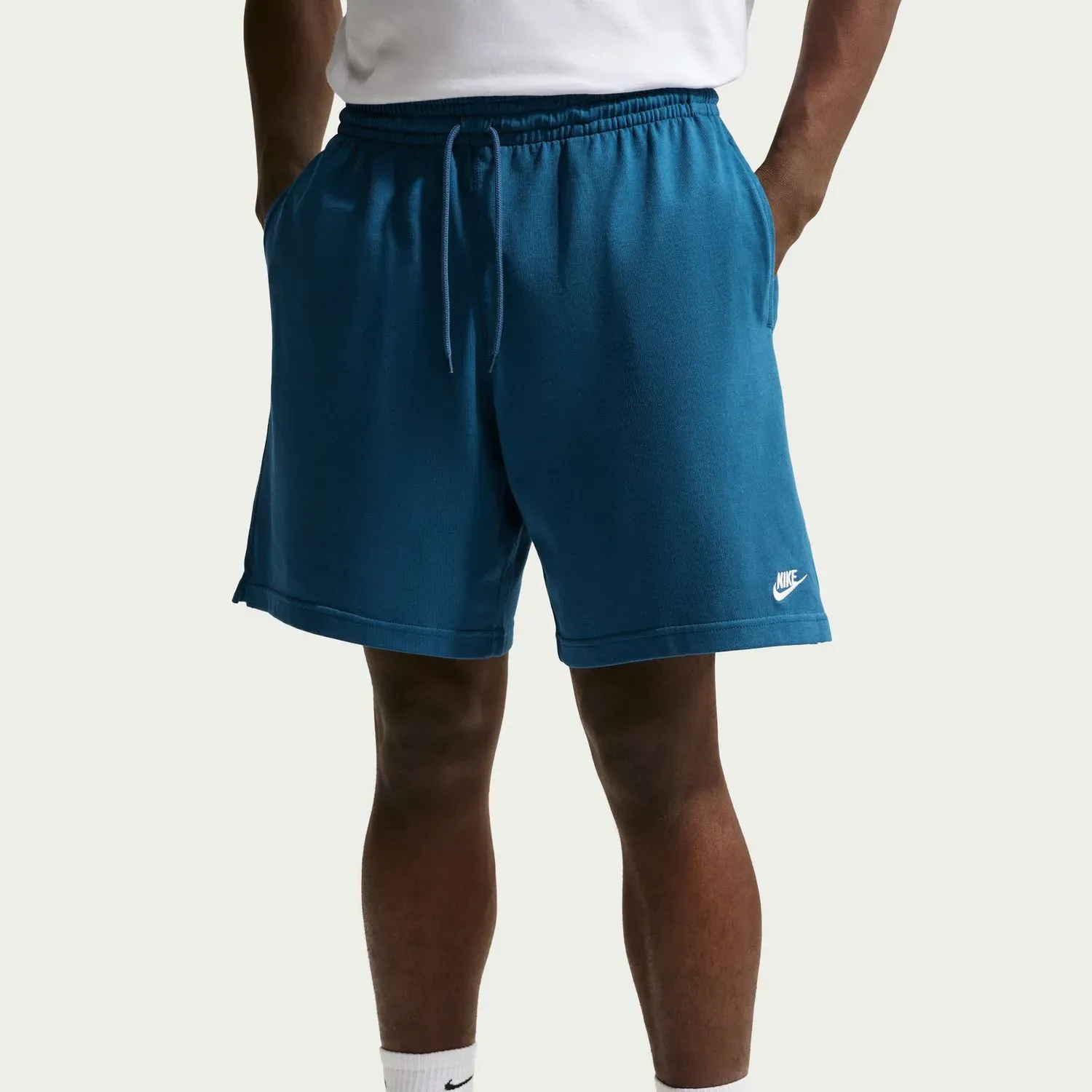 Short Nike Sportswear Hombre Club Knit color azul | Platanitos