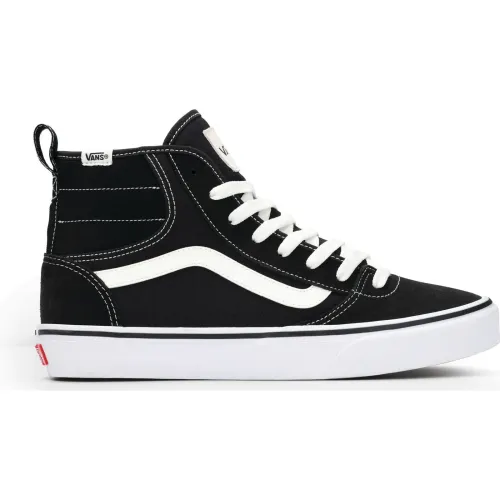 Zapatillas Vans Urbanas Hombre Ashwood Hi Decon color negro | Platanitos