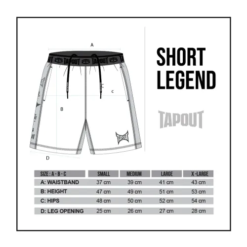 TAPOUT Short Hombre Legend