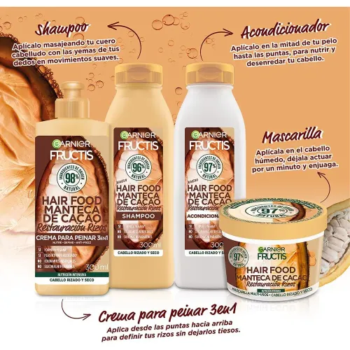 GARNIER FRUCTIS Mascarilla Hairfood Cacao 350ml