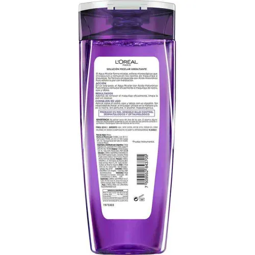 L'Oréal Paris Agua Micelar A. Hialuronico 200ml